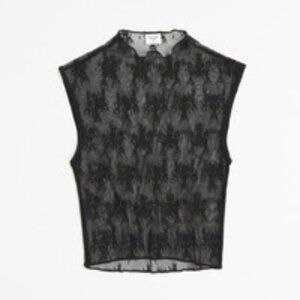 Abercrombie Paloma Black Lace Top